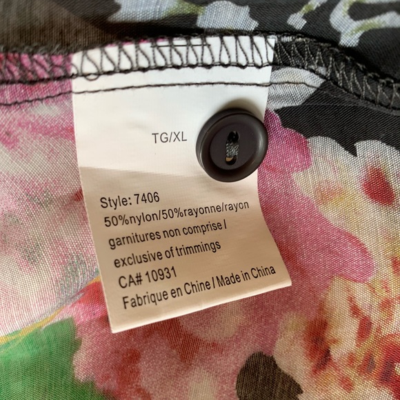 MELANIE LYNE FLORAL SHIRT - Picture 7 of 10